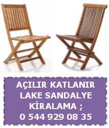Antalya alr katlanr lake sandalye kiralama