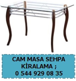 Antalya cam masa sehpa kiralama