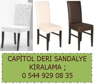 Antalya capitol deri sandalye kiralama