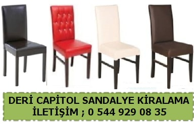 Antalya deri capitol sandalye kiralama