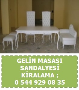 Antalya gelin masas sandalyesi kiralama