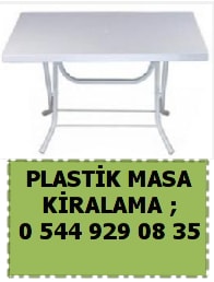 Antalya plastik masa kiralama