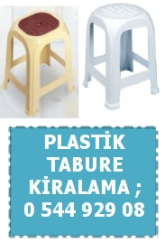 Antalya plastik tabure kiralama
