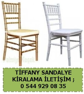 Antalya tiffany sandalye kiralama