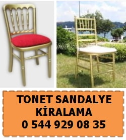 Antalya tonet sandalye kiralama