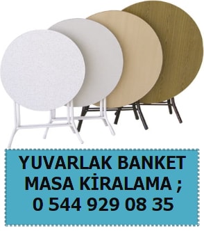 Antalya yuvarlak banket masa kiralama